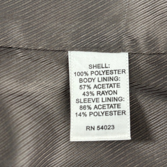 Banana Republic Trench Jacket – XS, Black & White Checkered - Picture 4 of 4